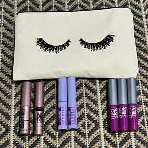 NEW Maybelline Mascara Deluxe Sampler Pack (8 items)